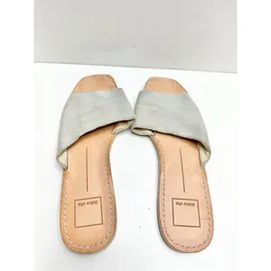 Dolce Vita Sandals‎ Womens Size 8 Blue Denim Slip On Slides Open Toe thumbnail 6