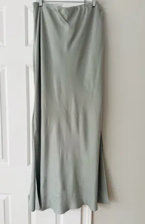 Anthropologie The Tilda Maxi Slip Skirt:Side-Slit Edition, Size XL thumbnail 6