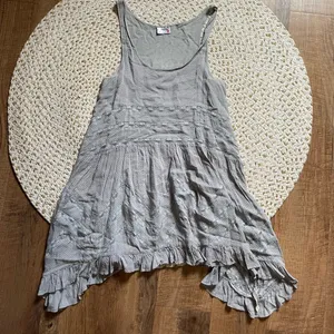 Free Country Free People || Voile and Lace Trapeze Slip dress thumbnail 2