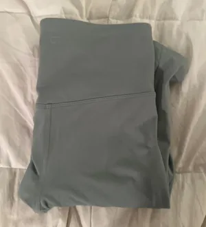 mint split leg flared high waisted leggings thumbnail 1