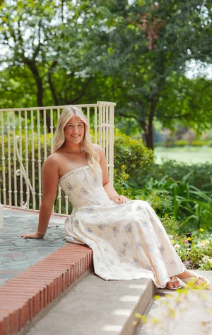 House of CB Dress Maxi Floral thumbnail 3