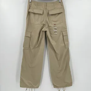 Levi's 94 Baggy Cargo Utility Pants Tan Khaki High Rise‎ Women’s Size 26 W26 L30 thumbnail 5