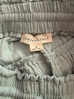 Aeropostale green ruffle shorts thumbnail 3