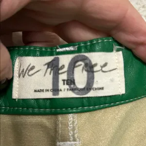 We The Free The It Factor Vegan Leather Pants Green thumbnail 6