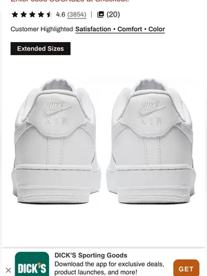 Nike White Air Force size 8 thumbnail 10