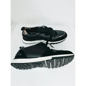 Paul Green Weaver Black Leather Sneaker Comfort Trainer US 9 UK 6.5 thumbnail 5
