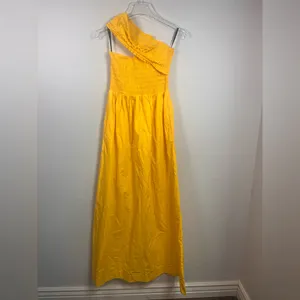 SWF One Shoulder‎ Shirred Maxi Dress size large NWT thumbnail 3