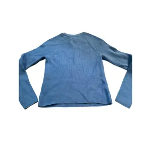 Banana Republic Womens Serenity Blue Ribbed Crewneck Pullover‎ Sweater S thumbnail 6