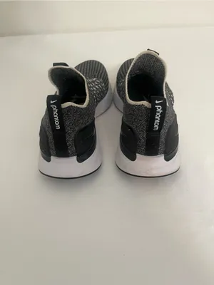 Nike Women’s Black and White Slip-On Knit Sneakers thumbnail 6