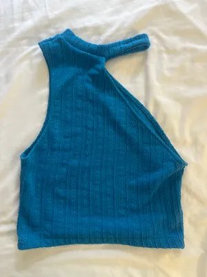 Knitted Top ZARA Crop thumbnail 3