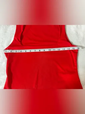 Edikted  NWOT Bright Red Essy Square Neck Top thumbnail 8