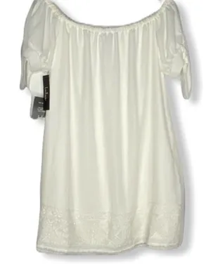 Lulu's Tunic Dress White NWT‎ thumbnail 1