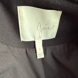 Joie Black Moto Jacket Size Small thumbnail 6