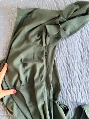 Emerald Green Abercrombie and Fitch Jumpsuit thumbnail 5