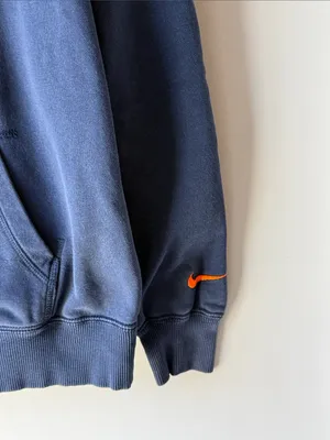 Denver Broncos Nike Navy Hoodie Pullover Sweatshirt thumbnail 2