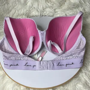 PINK Victoria's Secret PUSH UP everywhere push up/wear bra 36DD lilac pink color thumbnail 3