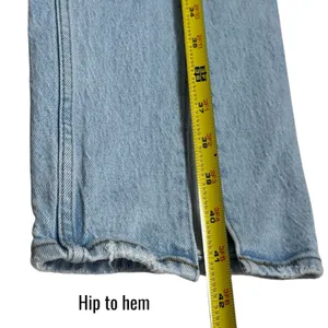 Abercrombie & Fitch 90s Straight Ultra‎ High Rise Denim Light Blue Capsule 6/28 thumbnail 12