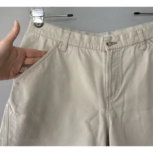 Columbia Canvas Shorts Womens Size 12 Khaki Hiking Gorpcore Minimalist Outdoors thumbnail 2