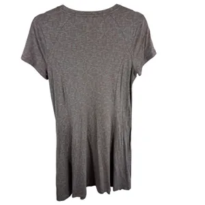 Toad&Co Womens Brown Blue Windmere II Tencel Organic Cotton T-Shirt Dress Medium thumbnail 2
