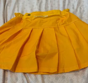 yellow athletic skirt thumbnail 1