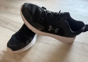 Under Armour Women’s Black and White Athletic Sneakers thumbnail 1