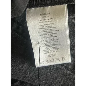 Re/Done Originals High Rise Ankle Crop in Faded Black thumbnail 12