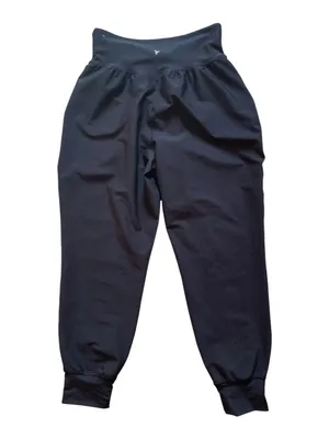 Old Navy Active Powersoft High Rise Legging Joggers Black Women’s Size M Go-Dry thumbnail 2