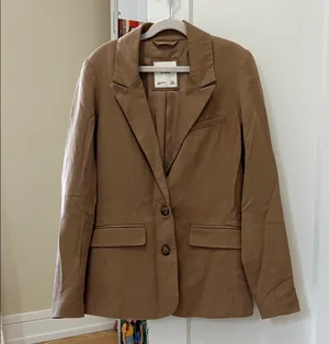 Abercrombie tan blazer thumbnail 1