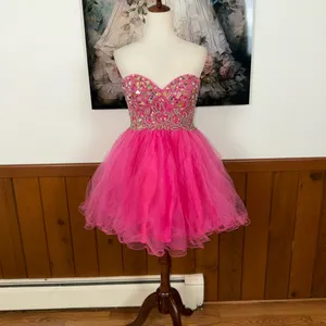 Adorable Aspeed Flamingo Pink Prom Dress thumbnail 3