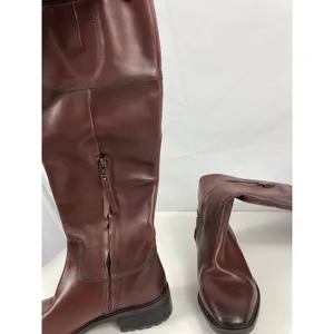 Sam Edelman Knee High Drina Leather Riding Boot Dark Terazzo Brown Size 5.5 thumbnail 5
