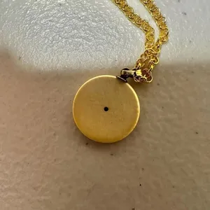 Sailing ships small circle pendant necklace thumbnail 6