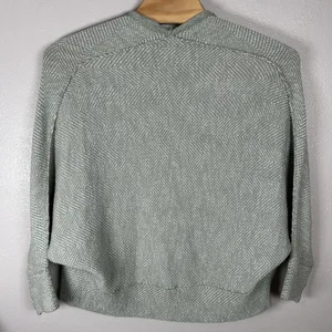 Free People Motions Cardigan Sweater‎ Lagenlook Boho Oversized Womens Large Gray thumbnail 4