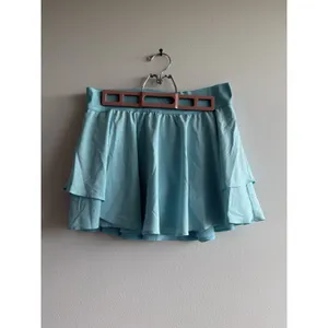 Lululemon Court Rival‎ High Rise Tennis Skort Sz 8 Blue Athletic Skirt Layered thumbnail 2