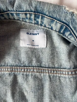 Old Navy Distressed Acid Washed Jean Jacket thumbnail 3