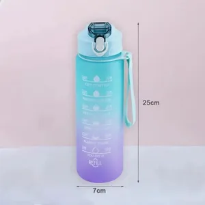 Sport leak proof water bottle Pink thumbnail 3