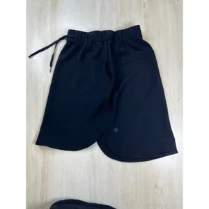 Lululemon On the Fly Skirt BlackWoven Drawstring Travel Casual Mini Skirt Size 4 thumbnail 8