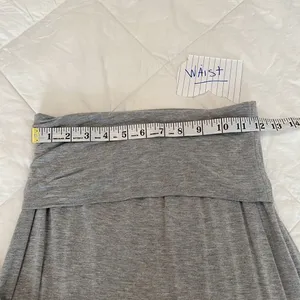 Kismet heathered grey maxi skirt or strapless dress so many style options GUC thumbnail 5