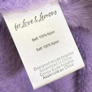 For Love‎ & Lemons Purple Fuzzy Daisy One Shoulder Mini Dress Small KSP23D101 thumbnail 6
