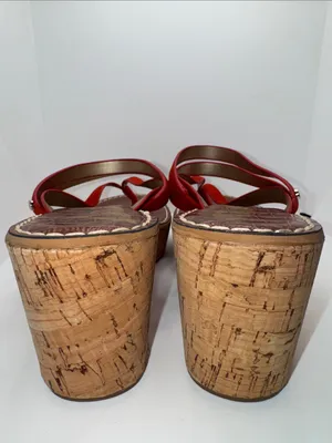 SAM EDELMAN Rasha Platform Wedge Sandals Women’s 7.5 thumbnail 5