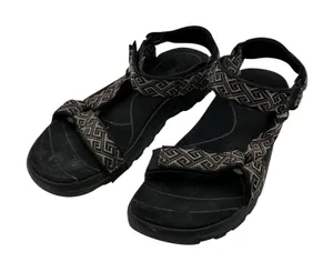Teva Women's Sandal 9 Black Sport Hiking Water Strap Sandals Pattern‎ Outdoor thumbnail 1