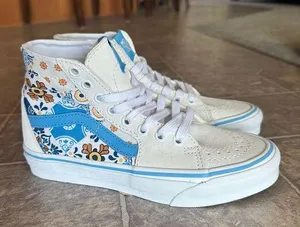 NEW Vans Patterns of World SK8-Hi | Unisex High Top Skate Shoes Limited Pattern thumbnail 1
