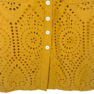 NWT Tracy Reese x Anthropologie Sunshine Eyelet Pencil Skirt Button‎ Front Sz 14 thumbnail 8