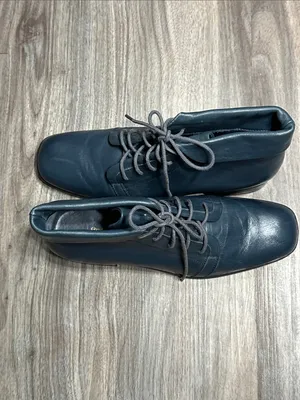 St. John's Bay Women's Lace-Up Ankle Boots in Teal-Blue thumbnail 8
