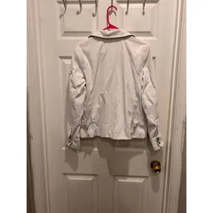 Lauren Ralph Lauren Womens‎ White Utility Safari Field Jacket Snap Front Size L thumbnail 5