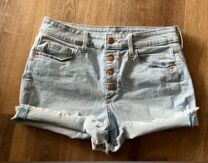 Universal Threads Blue Jean Shorts- Size 10 thumbnail 5