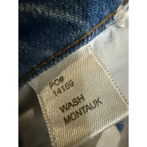 Reformation Women's 90's Mid Rise Straight Jeans Raw Hem Size 25 thumbnail 5