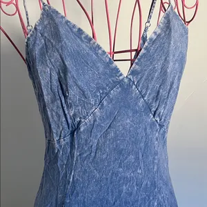 Blue Sleeveless Maxi Dress thumbnail 2