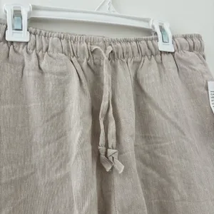 Pacsun Beige Linen Pants thumbnail 4