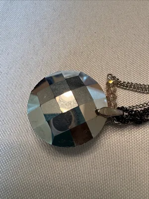 LOFT Multi-Strand Necklace with -Gold Faceted Pendant thumbnail 6