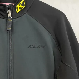 Klim Full Zip Softshell Jacket Womens Large Stretch Performance Sporty‎ Moto Black thumbnail 5